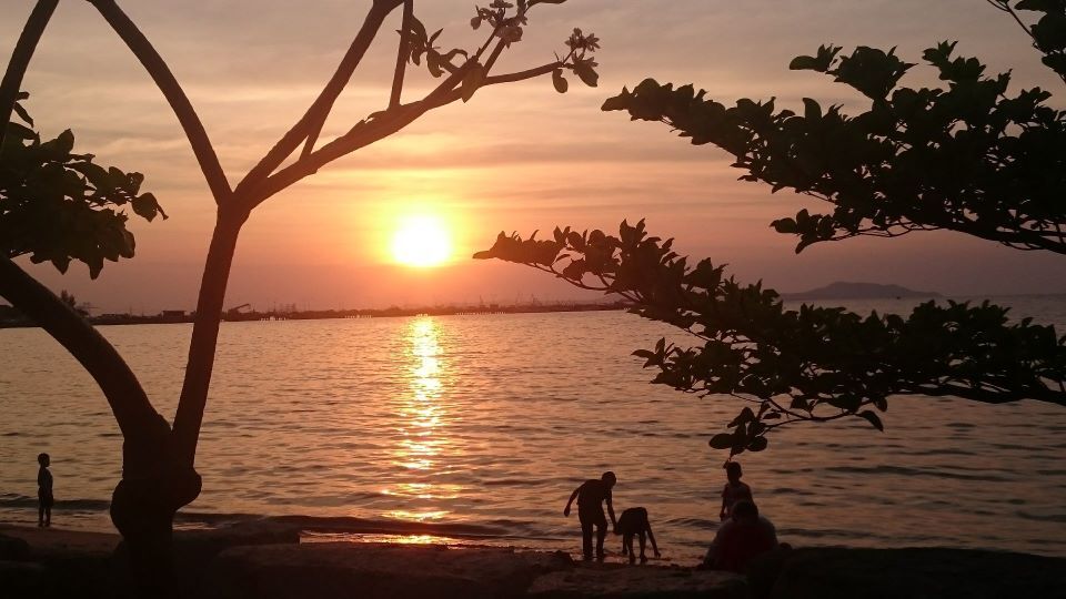 バンセン　夕日